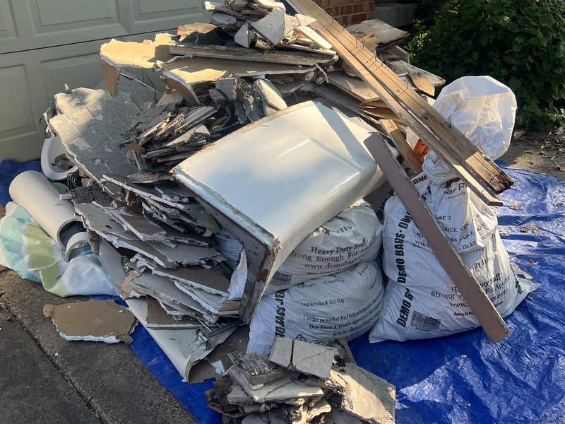 Construction Debris, a Texas Junk Boyz service